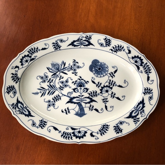 15” Blue Danube Serving Platter - Picture 1 of 5